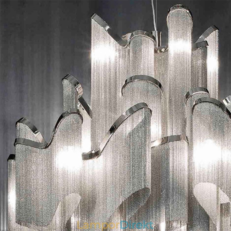 Tofsar Extra Stor Ljuskrona Designer Taklampa