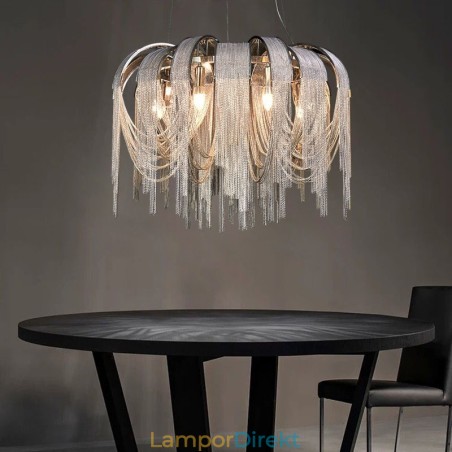 Tofsar Extra Stor Ljuskrona Designer Taklampa Tofsar Extra Stor Ljuskrona Designer Taklampa