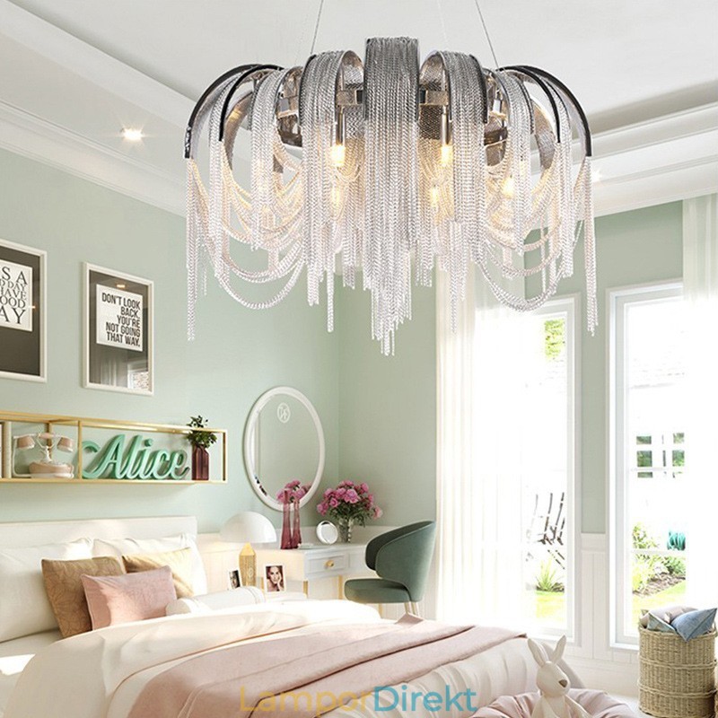 Tofsar Extra Stor Ljuskrona Designer Taklampa