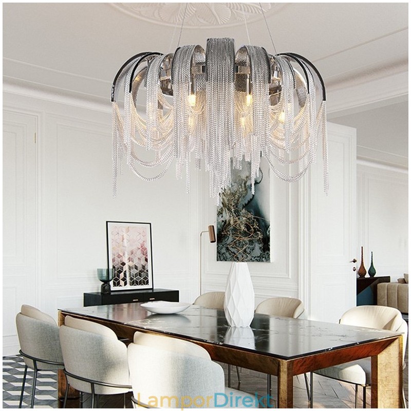 Tofsar Extra Stor Ljuskrona Designer Taklampa