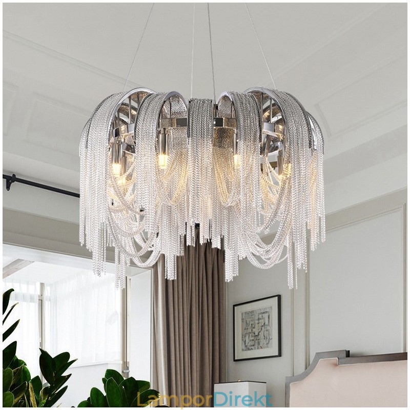 Tofsar Extra Stor Ljuskrona Designer Taklampa
