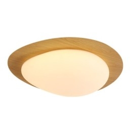 Dimbar Full Spectrum Eye Protection Nordic Log Grain Pebble Ceiling Light