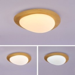 Dimbar Full Spectrum Eye Protection Nordic Log Grain Pebble Ceiling Light