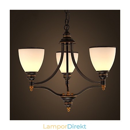 Retro Minimalistiska Taklampor Europeisk Stil Glastaklampor Lampa