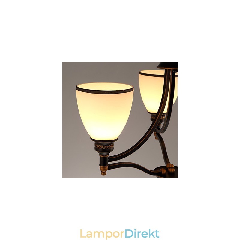 Retro Minimalistiska Taklampor Europeisk Stil Glastaklampor Lampa