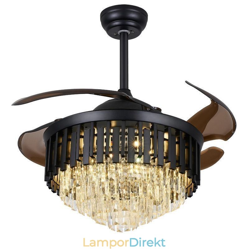 Infällbar Takfläkt Light Crystal Takfläkt