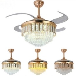 Infällbar Takfläkt Light Crystal Takfläkt
