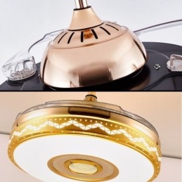 Modern Eletriplating Takfläkt Inverter Fläkt Light