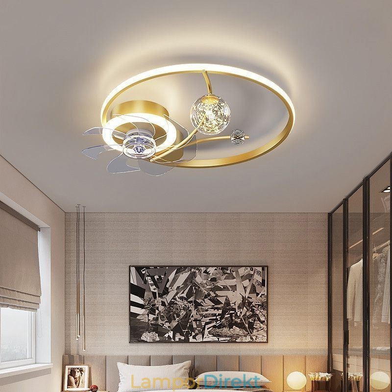 Takfläkt Med Lampor Dekor Ventilatorlampa Akryl