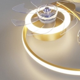 Takfläkt Med Lampor Dekor Ventilatorlampa Akryl