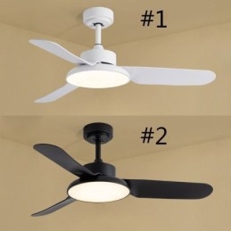 Inverter Fläkt Lampa Modern Minimalistisk Takfläkt Lampa