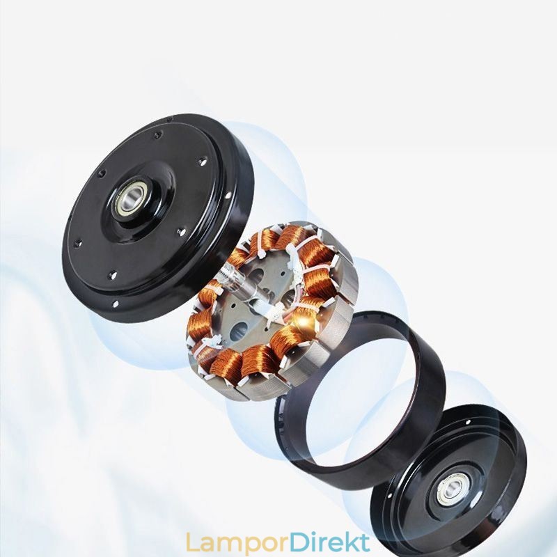 Inverter Fläkt Lampa Modern Minimalistisk Takfläkt Lampa