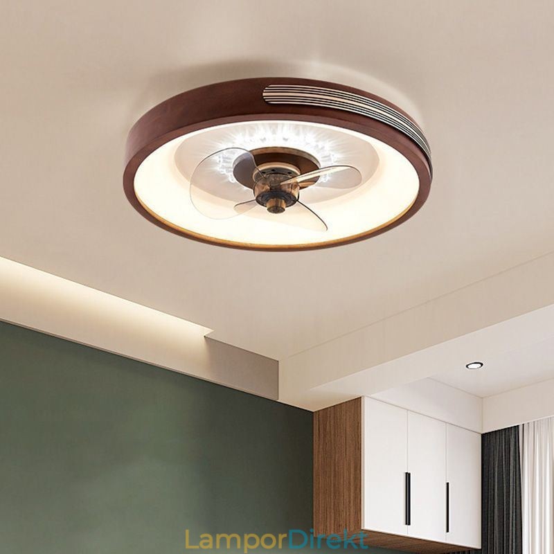 Modern Inverter Takfläkt Lights Fjärrkontroll Taklampa Fläkt Lampa