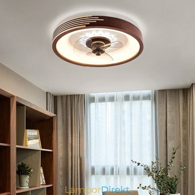 Modern Inverter Takfläkt Lights Fjärrkontroll Taklampa Fläkt Lampa
