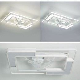 Moderna Rektangulära Takfläktljusarmaturer