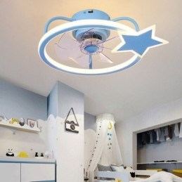 Tecknad Takfläkt Light Creative Ceiling Lamp Kid'S