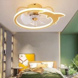 Tecknad Takfläkt Light Creative Ceiling Lamp Kid'S