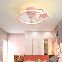 Tecknad Takfläkt Light Creative Ceiling Lamp Kid'S