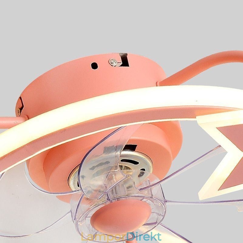 Tecknad Takfläkt Light Creative Ceiling Lamp Kid'S