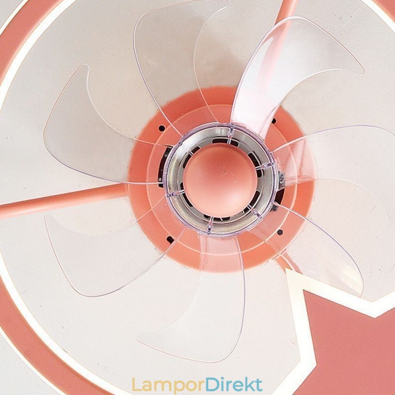 Tecknad Takfläkt Light Creative Ceiling Lamp Kid'S