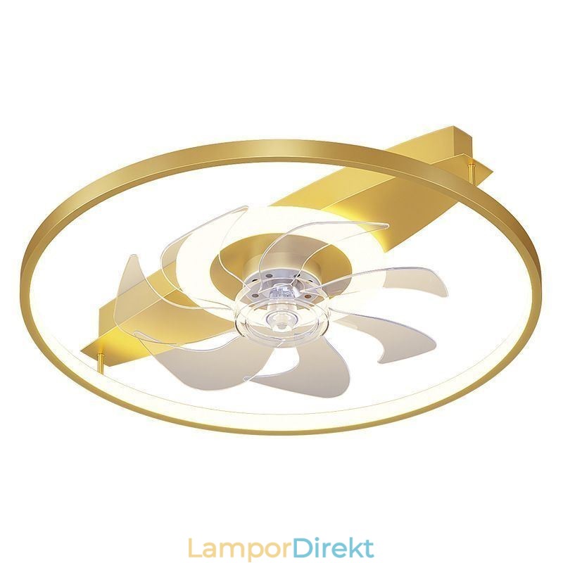 Modern Takfläkt Med Lampor Fjärrkontroll Ventilador Lampa