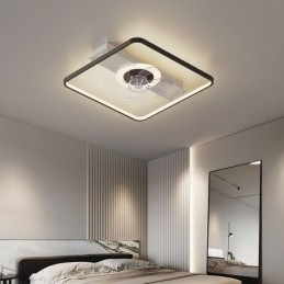 Modern Takfläkt Med Lampor Fjärrkontroll Ventilador Lampa