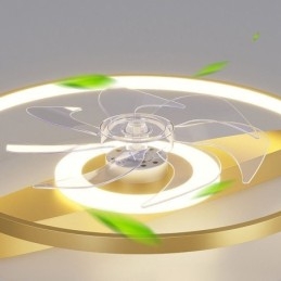 Modern Takfläkt Med Lampor Fjärrkontroll Ventilador Lampa