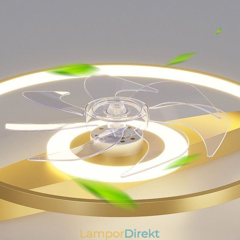 Modern Takfläkt Med Lampor Fjärrkontroll Ventilador Lampa