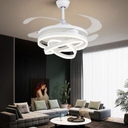 Creative Inverter Fläkt Ljuskrona Fläkt Light