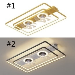 Modern Infälld Takfläkt Med Belysningsfjärrkontroll