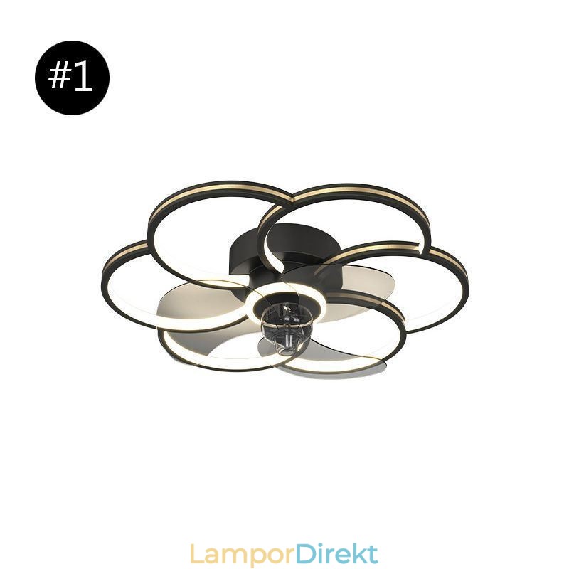 Takfläktar Med Ljus Ljuskrona Ventilator