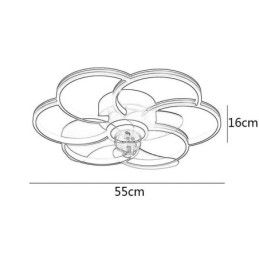 Takfläktar Med Ljus Ljuskrona Ventilator