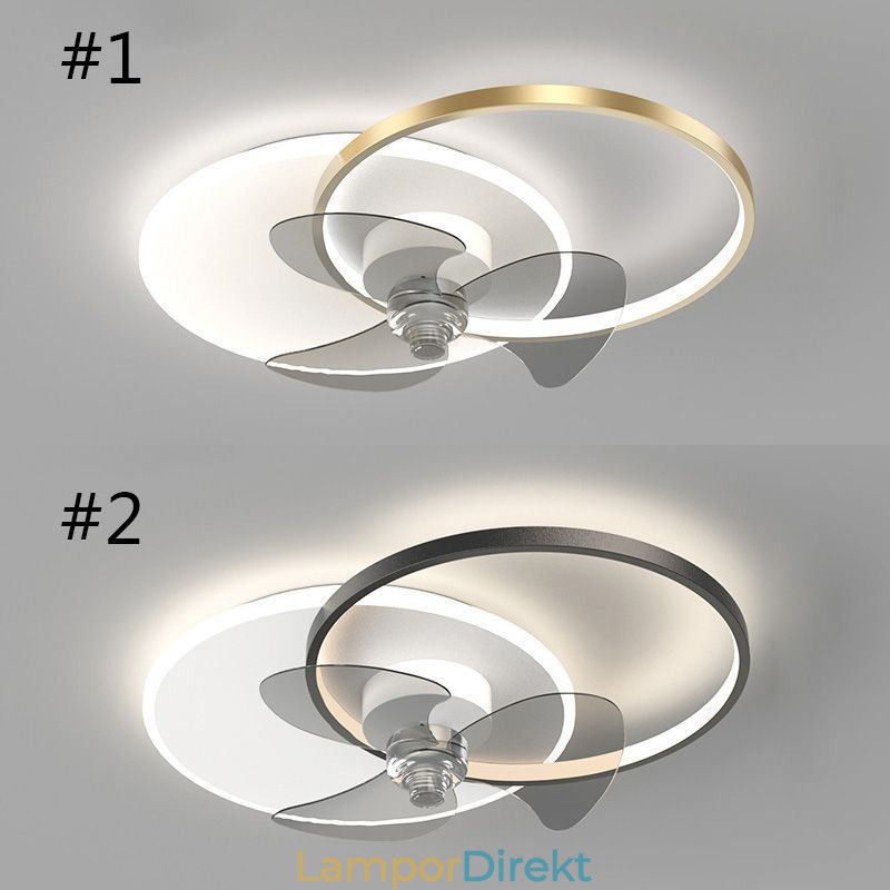 Takfläkt Lampa Modern Art Deco Belysningsarmaturer
