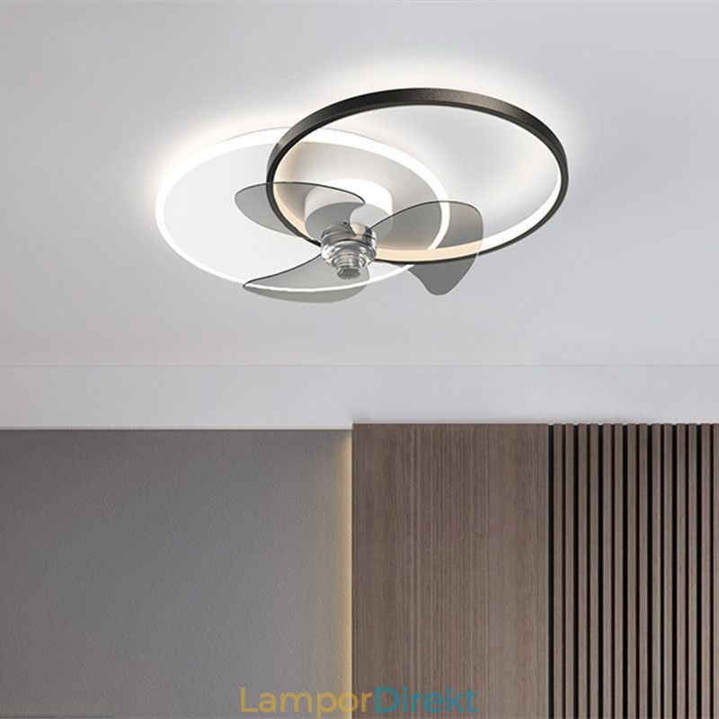 Takfläkt Lampa Modern Art Deco Belysningsarmaturer