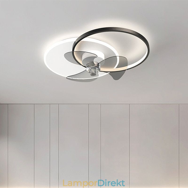 Takfläkt Lampa Modern Art Deco Belysningsarmaturer