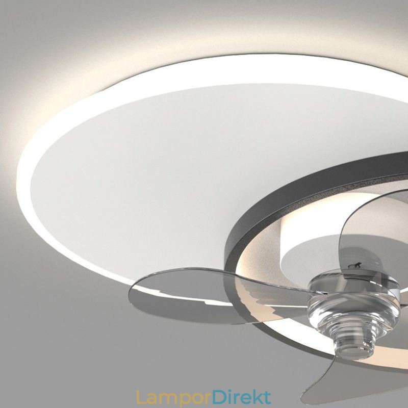 Takfläkt Lampa Modern Art Deco Belysningsarmaturer