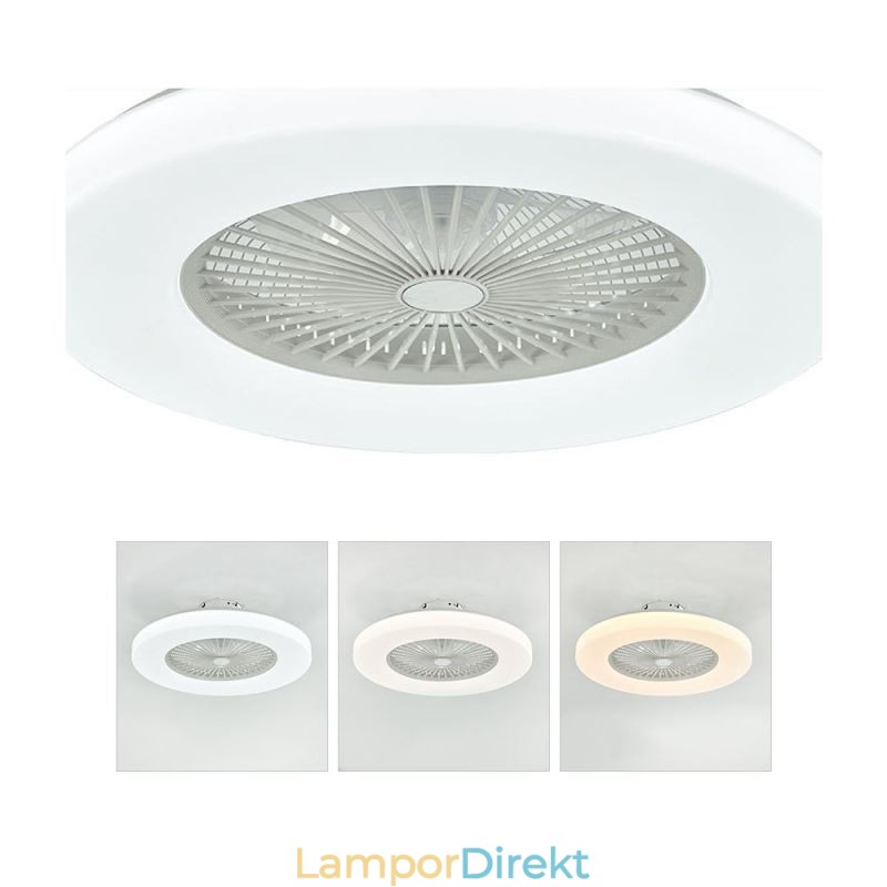 Fläkt Takljus Trikromatisk Dimmer 3-Hastighets Fjärrkontroll
