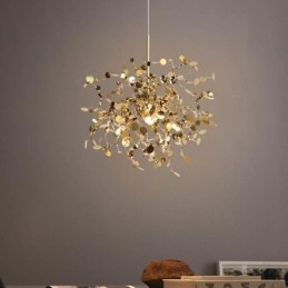 3 Lampor Ljuskrona Ljus Rostfritt Stål Taklampa Taklampa