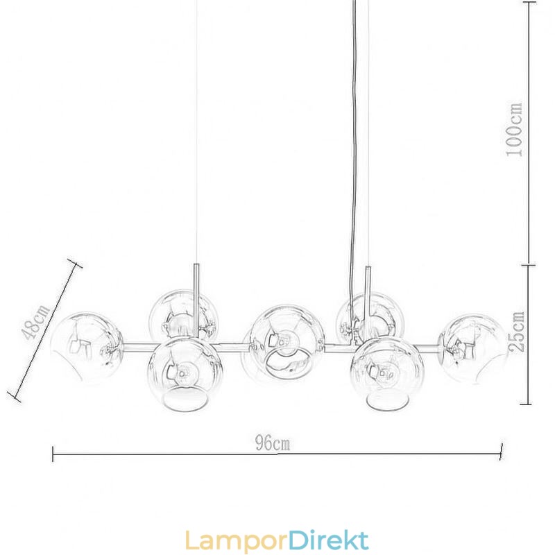 Contemporary Magic Bean Pendel Lamp Simple 8 Lights