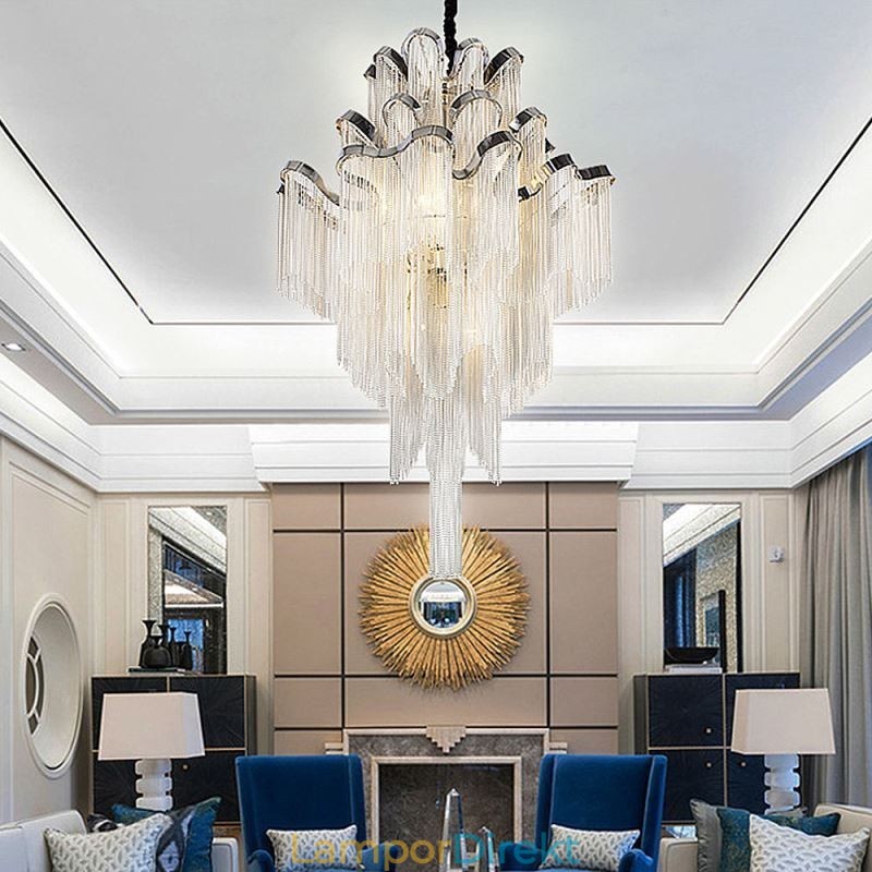 Modern Elegant Tassel Pendel Light