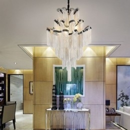 Modern Elegant Tassel Pendel Light