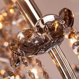 Stor Europeisk Kristallkrona Elegant Taklampa