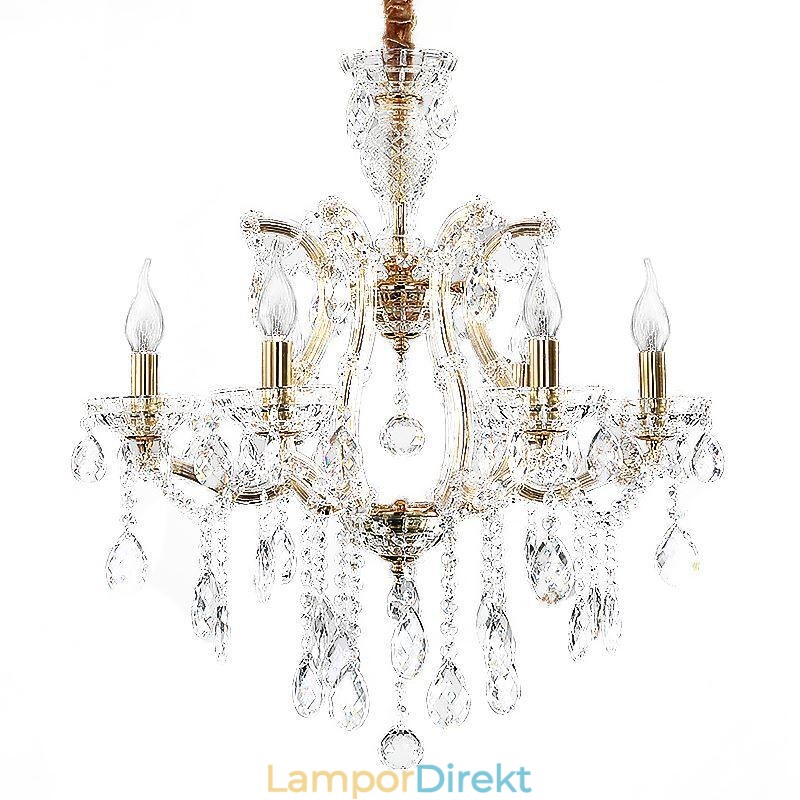 Elegant Kristallkrona Europeisk Taklampa
