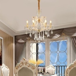 Elegant Kristallkrona Europeisk Taklampa
