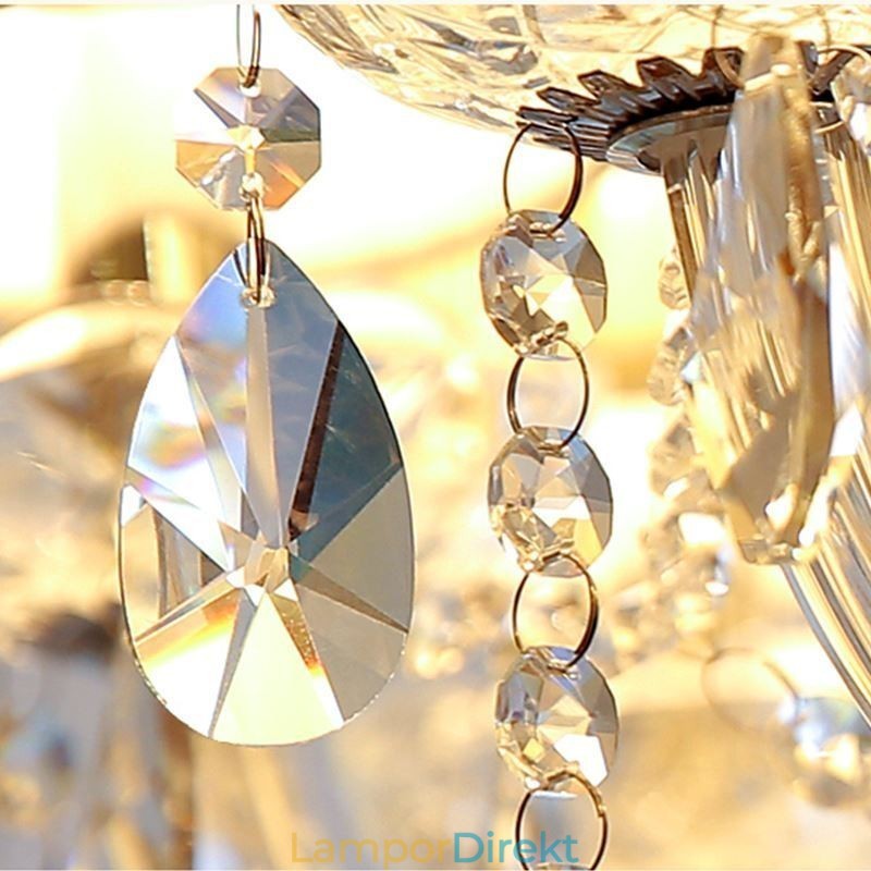 Modern Kristallkrona Europeisk Transparent Taklampa