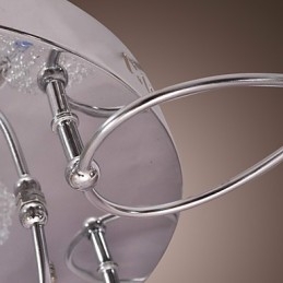 G4 Iron Flush Mount Light Med Aluminiumskärmar