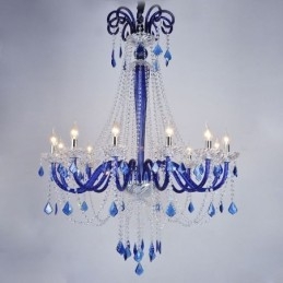 Europeisk Kristallkrona Elegant Taklampa