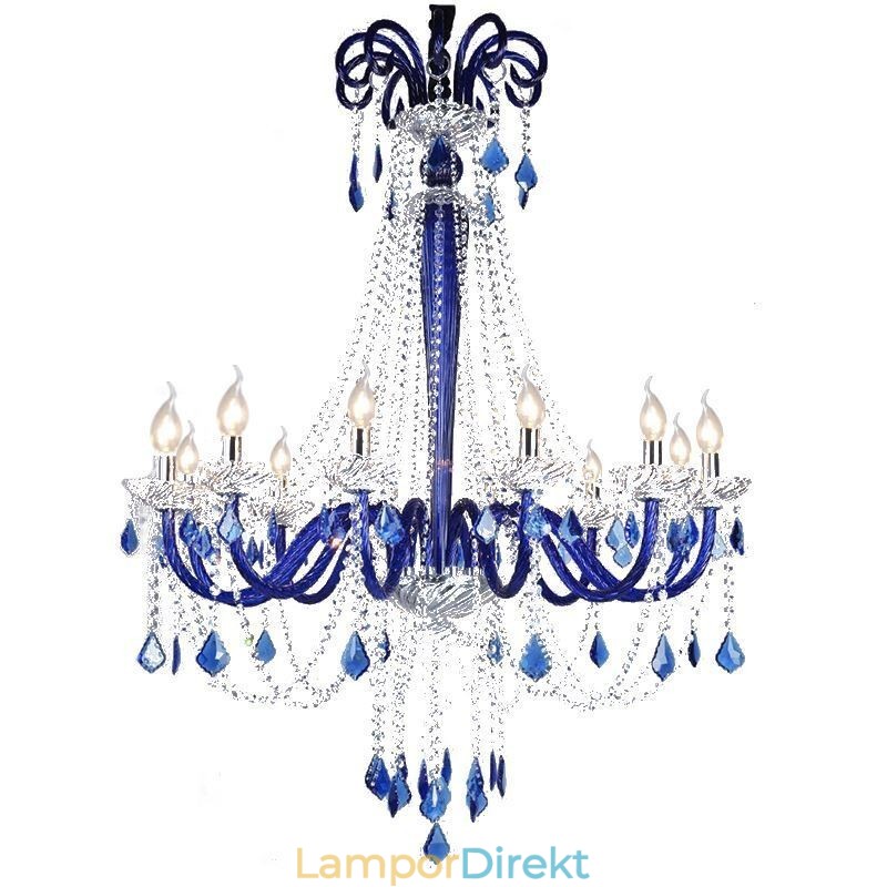 Europeisk Kristallkrona Elegant Taklampa