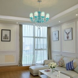 Creative Crystal Chandelier European Elegant Pendel Light
