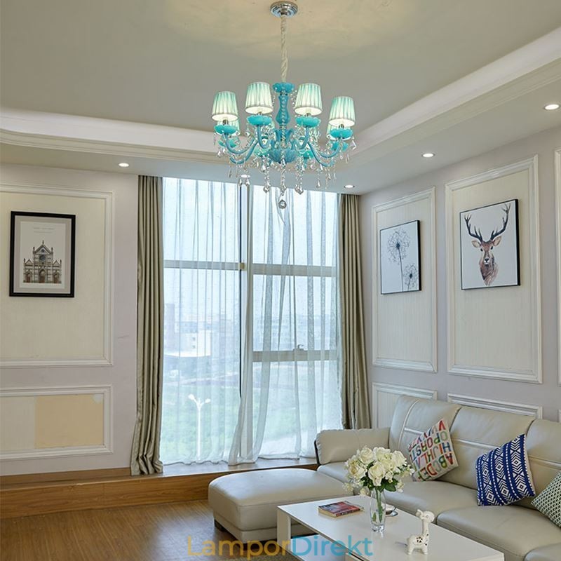 Creative Crystal Chandelier European Elegant Pendel Light